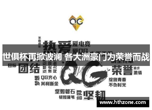 世俱杯再掀波澜 各大洲豪门为荣誉而战